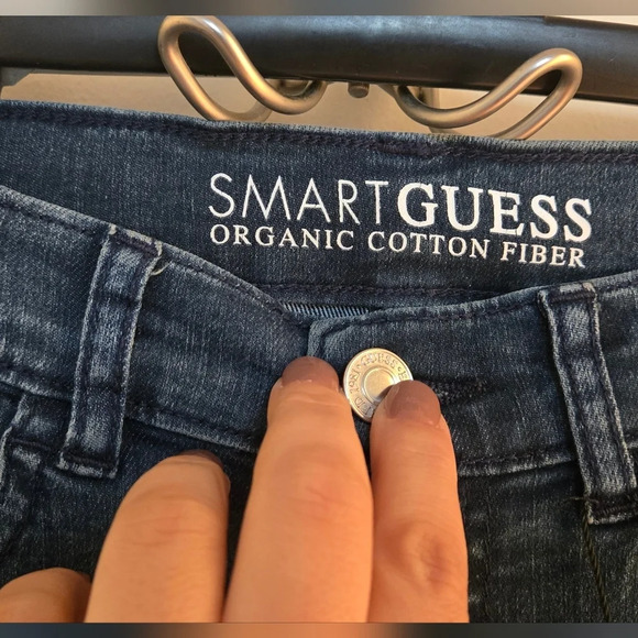 GUESS Girls' Organic Stretch Denim 5 Pocket Short - Picture 2 of 5